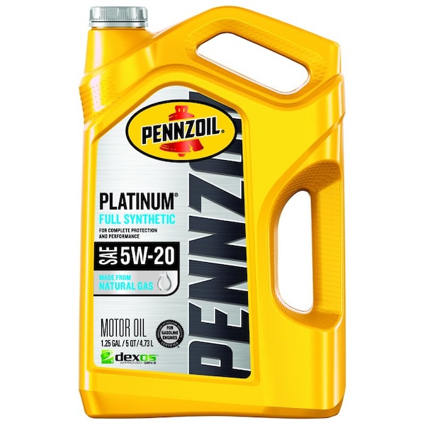 Pennzoil Pennzoil Platinum 5W-20 Gasoline Synthetic Motor Oil 5 qt 1 pk 550046122 - main